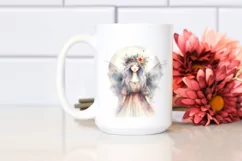 Washed Watercolor Boho Fairy, Transparent PNG Product Image 2