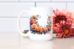 Colorful Orange Roses Horizontal Frame Product Image 2
