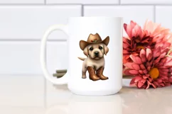 Watercolor Labrador Retriever Baby Boots|Cartoon Art Product Image 2