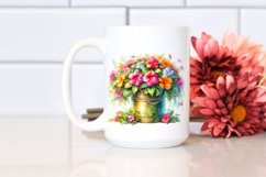 Vibrant Impatiens Sublimation Clipart Product Image 2