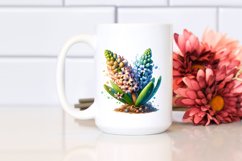 Detailed Hyacinth Stained Sublimation Clipart Product Image 2