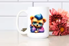 Baby Bear with Cool Haircut PNG Product Image 2
