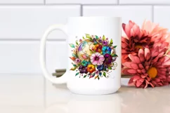 Watercolor Luxury Flower Splash Clipart Product Image 2