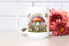 Colorful Fairy House and Mushroom | Clipart Product Image 2