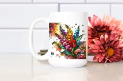 Watercolor Luxury Flower Splash Clipart Product Image 2