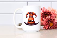 Funny Watercolor Baby Halloween Hat | Sublimation Clipart Product Image 2