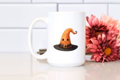 Funny Watercolor Simple Halloween Hat | Sublimation Clipart Product Image 2