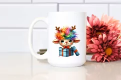 Crazy Lamb with Reindeer Horns PNG Product Image 2