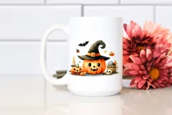 Simple Funny Halloween Clipart, Transparent PNG Product Image 2