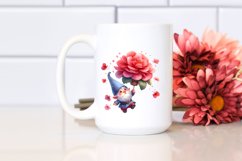 Cute Small Gnome with Begonia Product Image 2