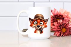 Fox with Hat Clipart Product Image 2