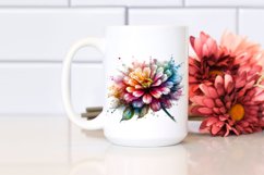 Abstract -Like Zinnia | Sublimation Clipart Product Image 2