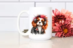 Watercolor Baby Cavalier King Charles Spaniel Big Eyes as a Product Image 2