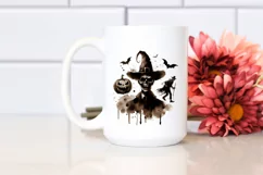 Washed Watercolor Vintage Zombie PNG Product Image 2