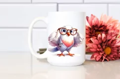 Dove with es and Big Eyes PNG Product Image 2