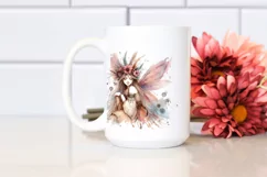 Washed Watercolor Boho Fairy, Transparent PNG Product Image 2