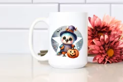 Retro Baby Peacock Halloween PNG Product Image 2