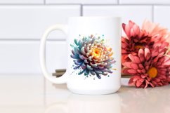 Abstract Glossy Chrysanthemum | Clipart Product Image 2