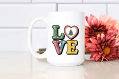 Retro Love Clipart PNG Product Image 2