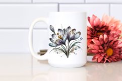 Stained Crocus Clipart Product Image 2