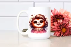 Smiling Owl Diva Portrait | Watercolor Art Product Image 2
