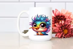 Colorful Baby Hummingbird PNG Product Image 2