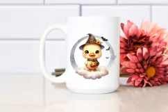 Cute Baby Duck on a Cloud PNG Product Image 2