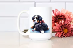Bernese Mountain Dog from Behind, PNG Product Image 2