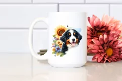 Bernese Mountain Dog from Behind, PNG Product Image 2