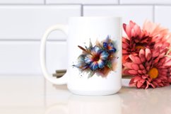 Abstract Artistic Petunia Insertions Clipart Product Image 2