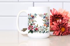 Vibrant Floral Frame Lily | Clipart Product Image 2