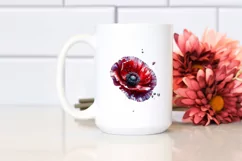 Shiny Poppy | Sublimation | Clipart Product Image 2