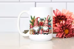 Christmas Gnomes and Presents, PNG Product Image 2