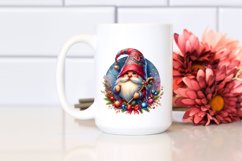 Christmas Gnome,Watercolor PNG Product Image 2