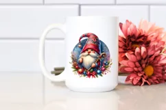 Christmas Gnome,Watercolor PNG Product Image 2