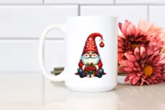 Christmas Gnome,Watercolor PNG Product Image 2