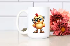 Chicken Big Shoes Standing Up | Sublimation | Clipart Product Image 2