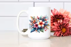 Colorful Hawaiian Flowers, Transparent PNG Product Image 2