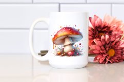 Glossy Mushroom,Watercolor PNG Product Image 2