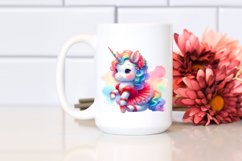 Colorful Unicorn in Redowa Dancer&#039;s Outfit PNG Product Image 2