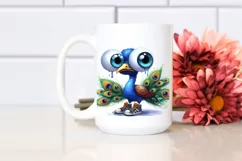 Peacock Expressive Standing Sports Shoes | Sublimation | Product Image 2