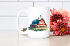 Detailed Barn USA Colors | Sublimation | Clipart Product Image 2