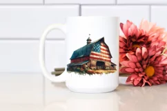 Detailed Barn USA Colors | Sublimation | Clipart Product Image 2