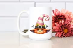 Funny Halloween Hat Watercolor | Sublimation Clipart Product Image 2