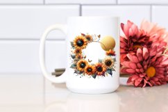 Vibrant Sunflower Abstract Clipart Product Image 2