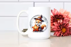 Cute Baby Squirrel Halloween PNG Product Image 2