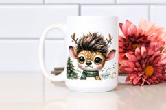 Deer with Christmas Lights, PNG Product Image 2