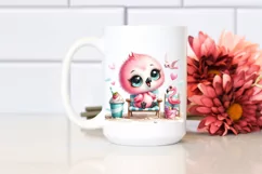 Funny Cute Owl Holding Pizza Slice Clipart Product Image 61