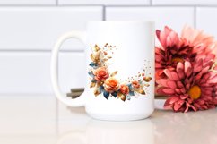 Watercolor Abstract Vibrant Oranges | Sublimation | Clipart Product Image 2