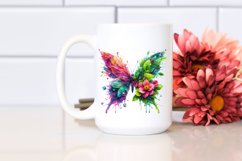 Vibrant Abstract Butterfly PNG Product Image 2